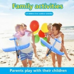 Vicces EPPThrowing Glider Airplane Inertia Repülőgép játék Kézi indító repülőgép U1D2