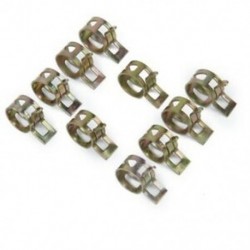 1X (10 x rugós szorító üzemanyag-tömlő vezeték vízcső légcső bilincsek Rögzítő diam E1I7