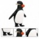 Szilárd szimuláció Tengeri állati modell pingvin figura Jumping Rock Penguin U6H1