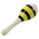 2 X Wood Maracas hangszerjáték gyerekeknek U1D8