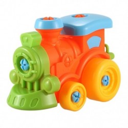 1X (Építőjátékok különálló játékokat vesznek össze az összeszerelő vonat-szétszerelt puzzle játékok T3Q8