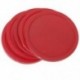 2X (4 PCS Air Hockey Puck asztali ügyességi játéktok - 82 mm - piros O8X6)
