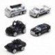 2X (5 db-os rendőrségi mentőcsapat modell, Forró 1:64 ötvözetű autó oktatójáték P7G3