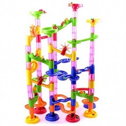 4X (105 db szórakoztató építési DIY márványverseny a Labyrinth Balls G9L2 versenyből)