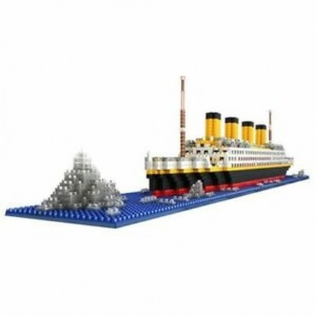 2X (1860 db 3D-s puzzle építőblokk oktatási játékok Hajómodellek Gyerekek X1Q9