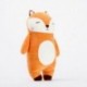 4X (lágy töltött játékok, eredetiség, álló testtartás, róka, plüss játékok, párna Lin W8T6