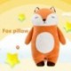 4X (lágy töltött játékok, eredetiség, álló testtartás, róka, plüss játékok, párna Lin W8T6