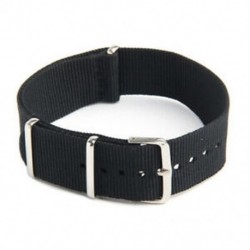 1X (óraszíj sávos katonai hadsereg Nylon vászonváltók G10 férfi szín: fekete T9P3