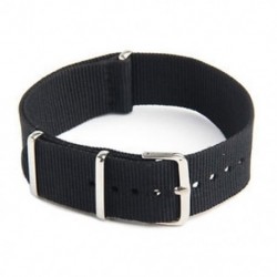 Óraszalag katonai hadsereg Nylon vászon divers D10 G10 Férfi szín: fekete Wi Y6U2