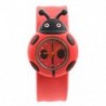 Gyerek fiú lány katicabogár imádnivaló rajzfilm szilikon óra - Szín: piros BT H2F6
