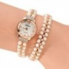 6X (Duoya márka Korea luxus márka gyöngy karkötőóra női női női P5I8