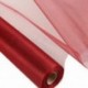 2X (26M X 29CM Organza roll Sash szövet borító íjak asztali futó szárnyak K5P3