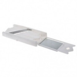 2X (Fehér hordozható élelmiszer-szépség uborka acél szeletelő hámozó tükörrel I3V7)