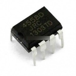 20db JRC4558D JRC 4558D DIP8 OPAMP OP AMPS CHIP IC Jó minőség