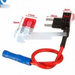 12V-os autós kiegészítő biztosíték TAP adapter Mini ATM APM Auto 10A pengék biztosítéktartó