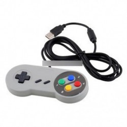 Super Nintendo SNES USB GAME vezérlő Gamepad Joypad PC Mac Windows PAD-hoz