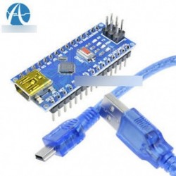 Mini USB Nano V3.0 ATmega328 16M 5V mikrovezérlő CH340G kártya Arduino