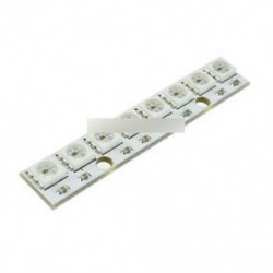 5PCS WS 2812 WS 2811 5050 RGB LED lámpa panel modul 5V 8 bites szivárvány LED pontos