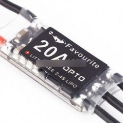 FVT Little Bee 20A 2-4S OPTO Speed ​​elektromos ESC vezérlés QAV250 Quadcopterhez