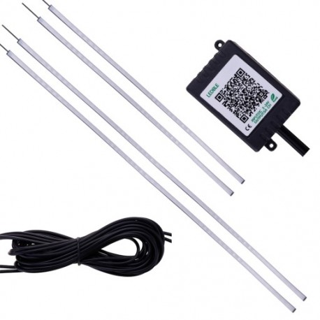 60   90 cm-es 12 V-os RGB LED-szalagok APP vezérlő zenei hangvezérlő lámpa légkör könnyű autó alváz