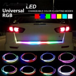 1,2 méter 12 V-os RGB 36-as típusú LED-es autó csomagtérajtó szalag vízálló fékvezető irányjelző lámpa