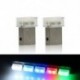1 darabos USB Mini LED belső belső fény dekoratív autóstílusú belső dekoráció