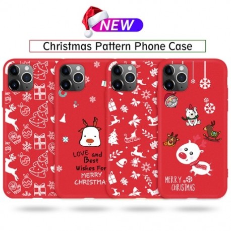 Karácsonyi telefontok ihpone 11 ütésálló tok, TPU szilikon tok