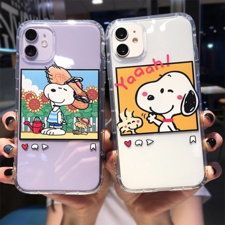 Pár rajzfilm telefon tok iPhone 11 Pro Max XR X XS Max iphone SE 6 7 8 Plus hátlaphoz szilikon lágy tokok