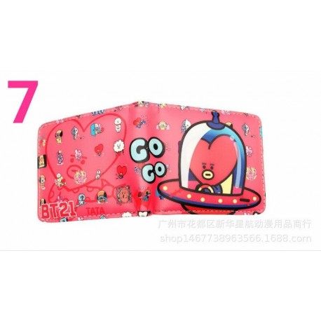 BT21 - TATA kihajtható pénztárca - KPOP - BTS - Bangtan Boys - 7