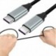 2PACK / PCS - 2Pack C-típusú USB-C 3.1 töltőkábel dugó-dugó MacBook Super Speed 3A-hoz