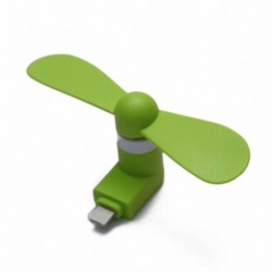 Zöld - Aranyos Mini Micro USB elektromos ventilátor Android telefonhűtő hűtés SmartPhone-hoz