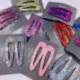 A-13 * 6Pcs / készlet - BB Snap Hair Clip hajtű Barrette fejfedő kiegészítő kislányos gyermekek számára