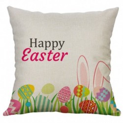 * 13 - Húsvéti tojás mintás pamut ágynemű párnahuzat dob párnahuzat lakberendezés