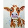 Nincs szín - Szarvasmarha 5D gyémántfestés barkácsolás teljes körű fúró mozaik strassz rajz