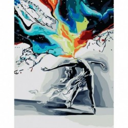 Nincs szín - 5D gyémántfestés színes barkács teljes körű fúróval strasszos otthoni művészeti kézműves