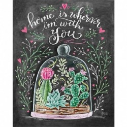 Nincs szín - Tábla rajz strassz teljes kerek DIY gyémánt festmény készlet kép