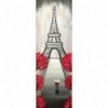 Nincs szín - Eiffel-torony 5D barkács teljes körű fúró gyémánt festmény mozaik dekor gyöngyfűzés