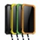 Kék - 50000mAh Solar Power Bank vízálló 2 USB LED akkumulátor töltő mobiltelefonhoz