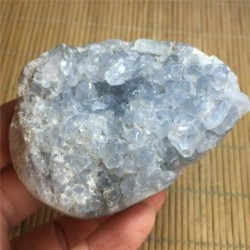 50g Kb. 2-6cm - Természetes kék Celestite Crystal Quartz Cluster Geode minta lakberendezés Egyesült Királyságban