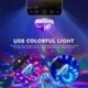 2db - 2x Mini USB RGB LED színpadi lámpa távirányító Disco gömblámpák otthoni autó party