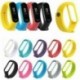 * 2 Szürke és zöld - Fit Xiaomi Mi Band 3/4 szilikon karkötő karszalag karóra csuklópánt csere
