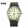 Fluoreszkáló zöld - Férfi SOKI katonai hadsereg vászon naptár analóg kvarc sport karóra USA!