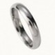 10. - 4 mm rozsdamentes acél férfi női esküvői eljegyzés fényes tükörrel csiszolt gyűrű