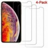 iPhone XS Max (4 csomag) - Képernyővédő edzett üveg iPhone SE 5 6 7 8 Plus X Xs Max XR 11 Pro készülékhez