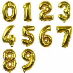Arany - 32 hüvelykes rózsaarany ezüst alumíniumfólia száma lufi számjegyű hélium lufi születésnapi parti kellékek