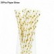 25db papírszalma - Pöttyös eldobható evőeszköz készlet papírlemez csésze felnőtt gyerekek egyszarvú születésnapi