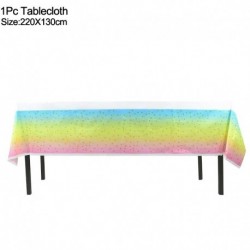 1db terítő - Pöttyös eldobható evőeszköz készlet papírlemez csésze felnőtt gyerekek egyszarvú születésnapi party