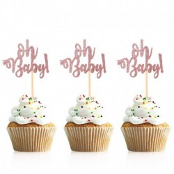 rózsaarany ó bébi - 10db arany ó baba cupcake topper fiú lány baba zuhany nemi felfedi gyerekek 1. születésnapi party