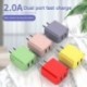 5V 2A 2 USB -adapter Mobiltelefon Fali USB -töltő eszköz Gyors töltésű mobil töltő