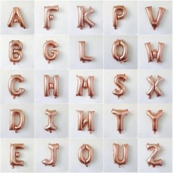 16 hüvelykes betű ábécé fólia lufi rózsa arany léggömb esküvői lufi születésnapi party dekoráció gyerek felnőtt